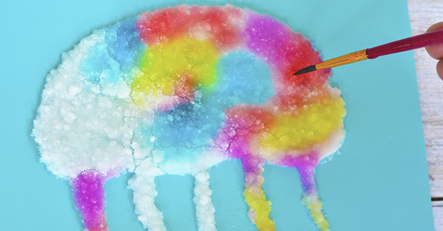 Arte con Sal y pintura para niños – SAL ROCHE
