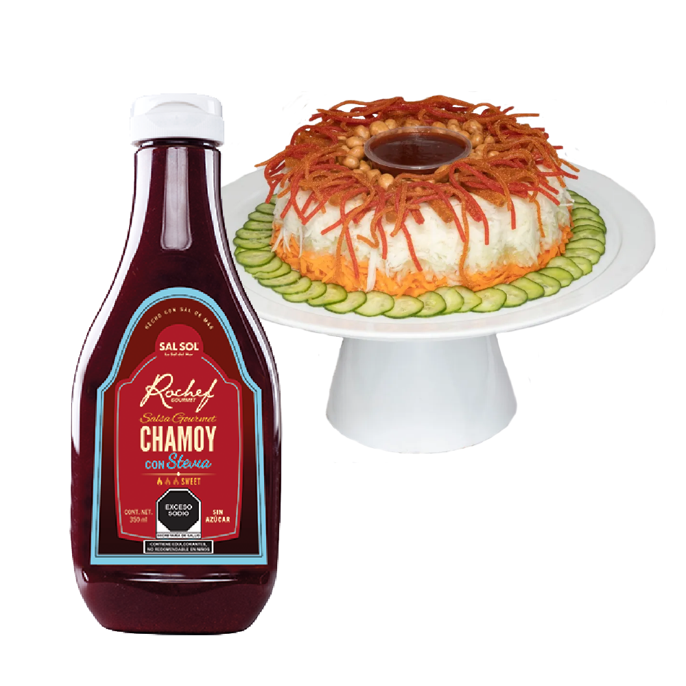 Salsa chamoy Rochef Stevia gourmet 350 ml