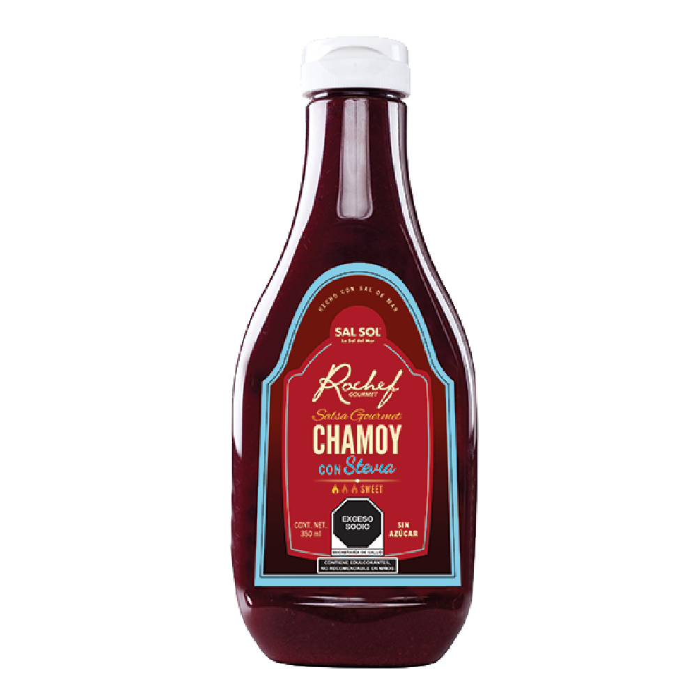 Salsa chamoy Rochef Stevia gourmet 350 ml