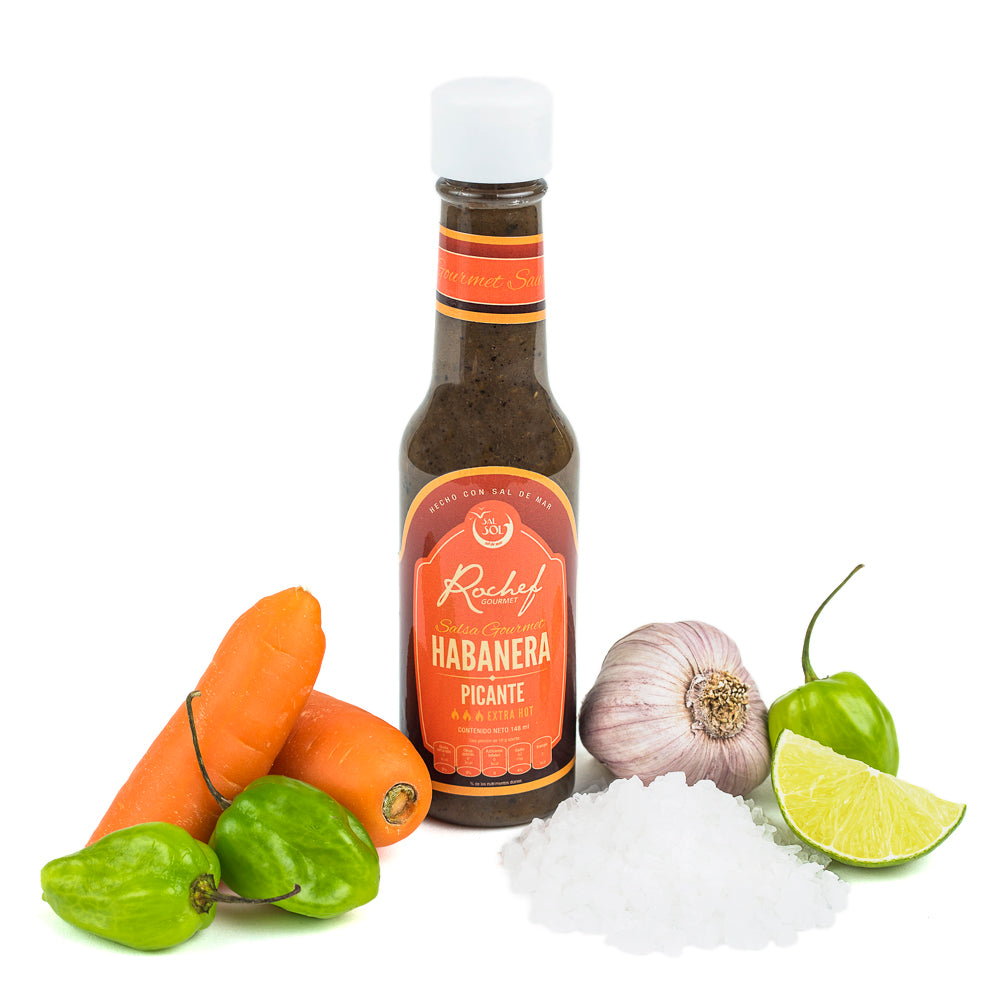 Salsa habanera picante 148 ml - COMERCIAL ROCHE