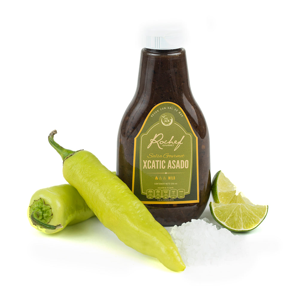 Caja salsa xcatic Rochef gourmet 350mll 12 unidades - COMERCIAL ROCHE