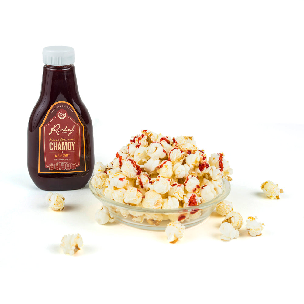 Caja salsa chamoy rochef gourmet 250 ml 12 unidades - COMERCIAL ROCHE