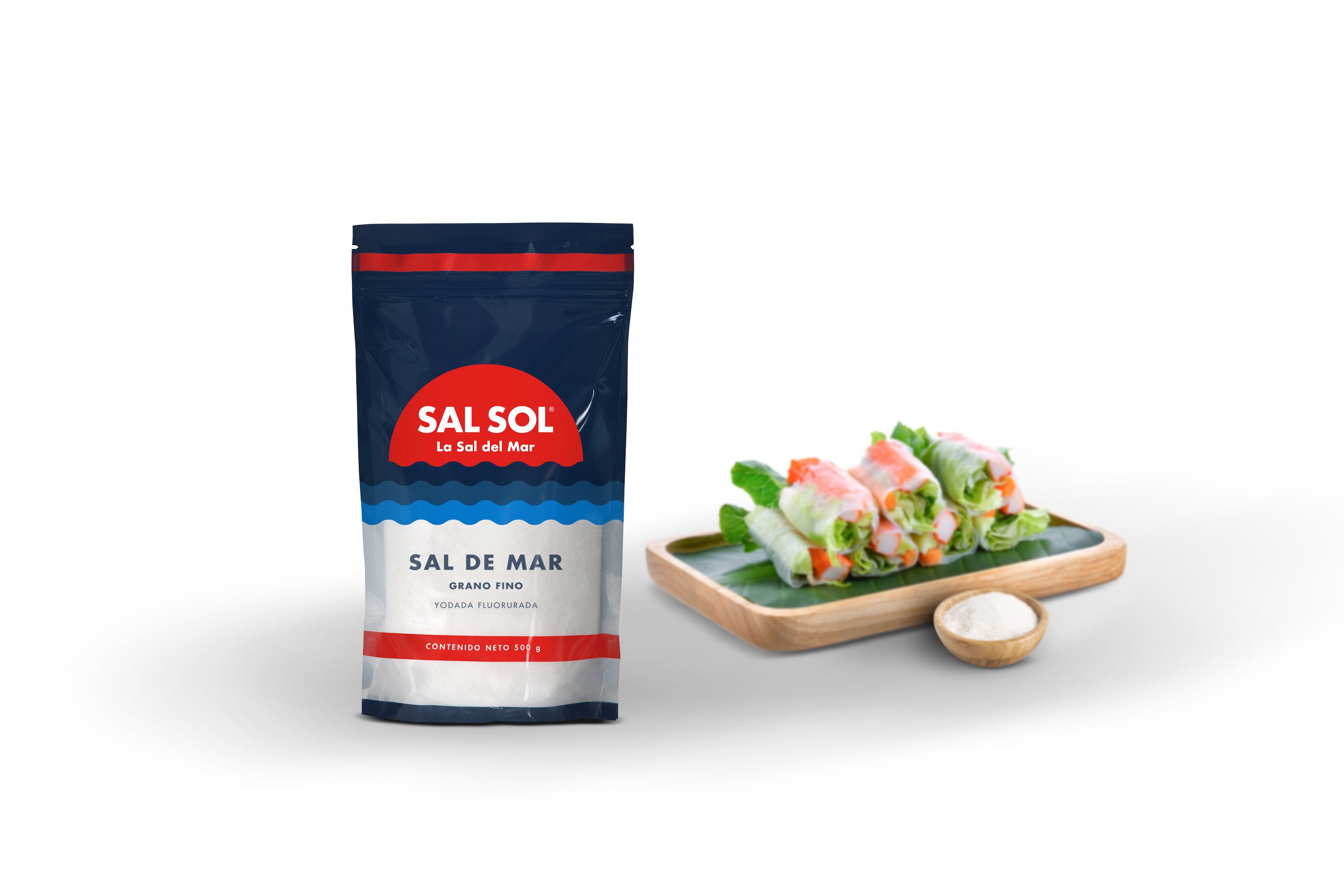 Sal Sol Stand up pouch grano fino 500 gr yodada fluorurada