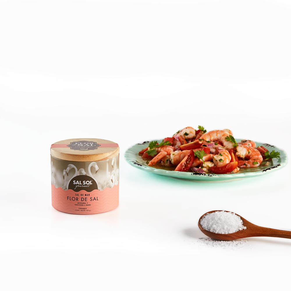 Caja flor de sal, sal sol 125 gr. 6 unidades - COMERCIAL ROCHE