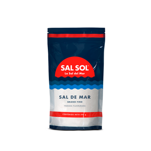 Sal Sol Stand up pouch grano fino 500 gr yodada fluorurada