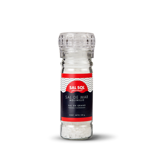 Caja sal sol gourmet c/molinillo 100 gr. 6 unidades - COMERCIAL ROCHE