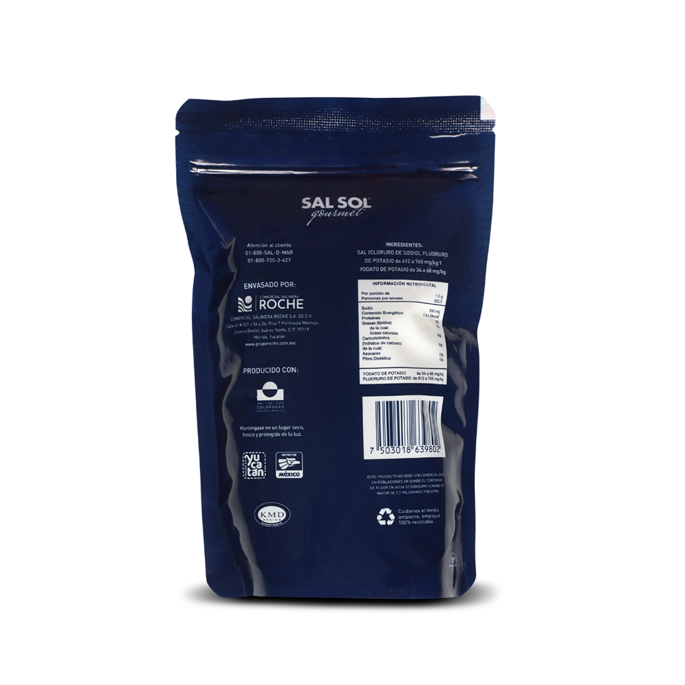 Sal Sol Parrillera de mar 500 Gr - COMERCIAL ROCHE