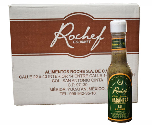 Caja salsa habanera kut 148 ml 24 piezas - COMERCIAL ROCHE